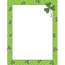 Great Papers! Stationery Letterhead, Clover Dots, 8.5" x 11", Printer Compatible, 80 sheets
