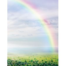 Great Papers! Stationery Letterhead, Lucky Rainbow, 8.5" x 11", Printer Compatible, 80 sheets