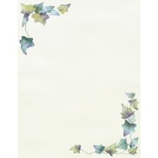 Great Papers! Stationery Letterhead, Painted Border, 8.5" x 11", Printer Compatible, 80 sheets