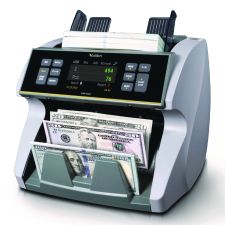 Kolibri KBR1500V2 Mixed Denomination Cash Counter, 1,200 bills/min, 9.5" x 11" x 10.4", Gray