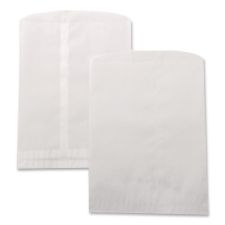 Ross & Wallace Paper Products Grocery Bag, 30# Size, 30# Basis Weight, 7.5" x 10.5", White, 500/Box