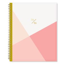 2025-2026 Blue Sky Cali Pink CYO Weekly/Monthly Academic Planning Calendar, 8-1/2" x 11", July 2025 to June 2026, 130619-A