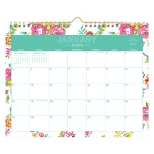 2026 Blue Sky Day Designer Monthly Wall Calendar, 8-3/4 x 11, Peyton White, January To December, 103629