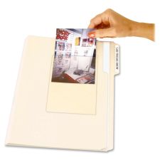 C-Line Memory Book Scrapbook Photo Holders - Clear, Peel & Stick, 4 x 6, 10/PK, 70346