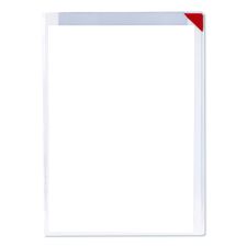 djois by Tarifold Easy Clic Sub-Zero Signage Pocket, 8.5 x 11 Insert, Clear Frame, 10/Pack