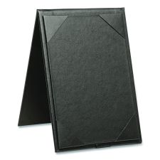 Excello Global Products Table-Top Menu Holder, For 5 x 7 Menus, 5.6 x 7.6 Holder, Black