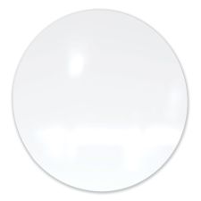 Ghent Coda Low Profile Circular Magnetic Glassboard, 24" x 24", White Surface
