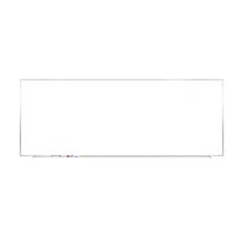 Ghent M1 Porcelain Magnetic Whiteboard, 87.91" x 48.5", White Surface, Satin Aluminum Frame