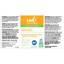 Highmark Secondary Label, Heavy-Duty Degreaser