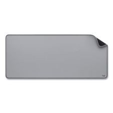 Logitech Studio Series Polyester Desk Mat, 27.5 x 11.8, Mid Gray