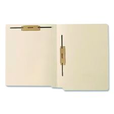 Medical Arts Press End Tab Fastener Folders, Vertical/Horizontal Fasteners, 0.75" Expansion, 2 Fasteners, Letter Size, Manila Exterior, 250/Box