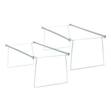 Smead Steel Hanging Folder Drawer Frame, 1 Section, Letter Size, 23" to 27" Long, Gray, 2/Pack