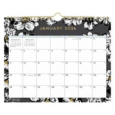 2026 Blue Sky Day Designer Monthly Wall Calendar, 8-3/4 x 11, Baccara, January To December, 116052