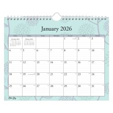 2026 Blue Sky Monthly Wall Calendar, 11 x 8-3/4, Rue Du Flore, January To December, 101613