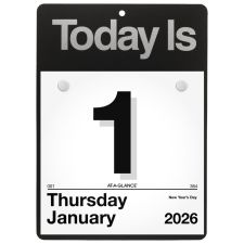 AT-A-GLANCE 2026 Today Is Daily Wall Calendar, Small, 6" x 6"