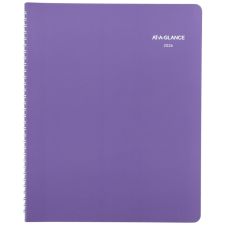 AT-A-GLANCE Beautiful Day 2026 Weekly Monthly Appointment Book Planner, Lavender, Large, 8 1/2" x 11"
