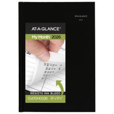AT-A-GLANCE DayMinder 2026 Monthly Planner, Hardcover, Black, Large, 8" x 11 3/4"