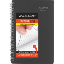 AT-A-GLANCE DayMinder Academic 2025-2026 Weekly Monthly Planner, Charcoal, Small, 5" x 8"