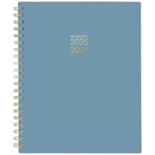 AT-A-GLANCE Harmony Academic 2025-2026 Weekly Monthly Planner, Retro Blue, Large, 8 1/2" x 11"