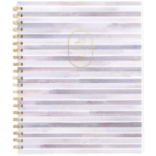 Leah Bisch for Cambridge Academic 2025-2026 Weekly Monthly Planner, Stripe, Large, 8 1/2" x 11"
