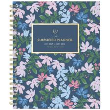 Simplified by Emily Ley for AT-A-GLANCE Academic 2025-2026 Weekly Monthly Planner, Petite Floral, Large, 8 1/2" x 11"