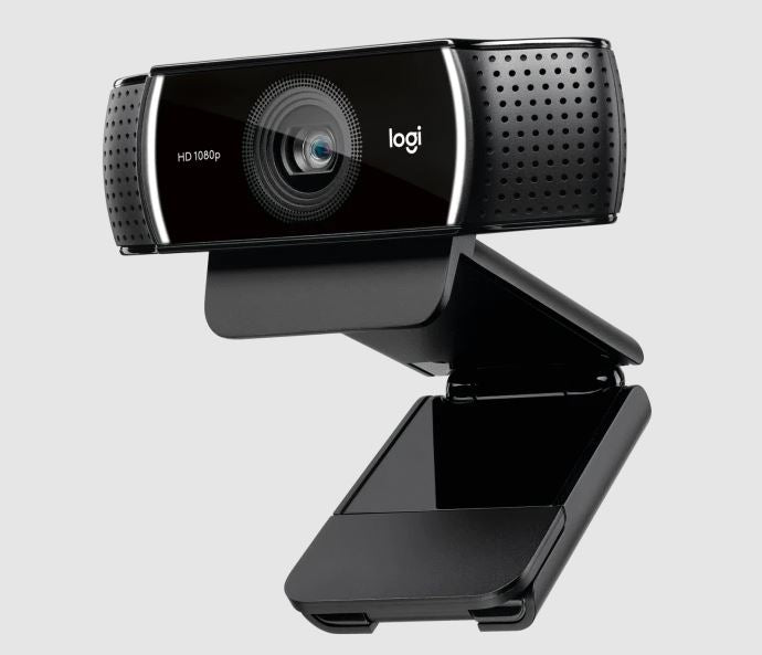 Logitech C922 Pro Stream Full HD Webcam 30fps at 1080p Autofocus Light Correction 2 Stereo Microphones 78 FoV 3mths XSplit License ~VILT-C922
