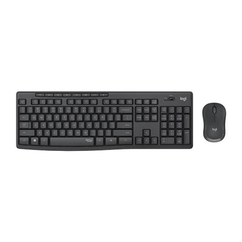Logitech MK295 Silent Wireless Keyboard and Mouse Combo Graphite