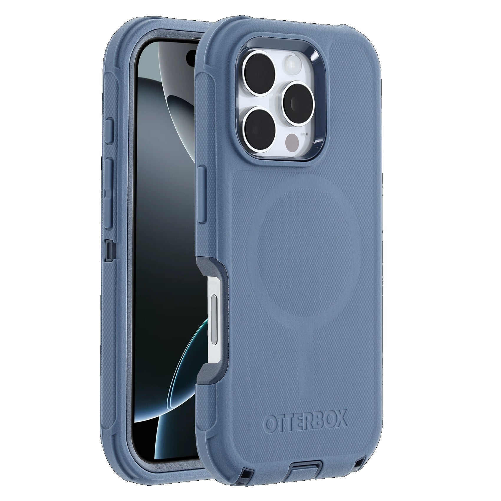OtterBox Defender MagSafe Apple iPhone 16 Pro Max (6.9') Case Baby Blue Jeans-(77-95985)DROP  7X Military Standard,Tri-Layer,7 Years Warranty