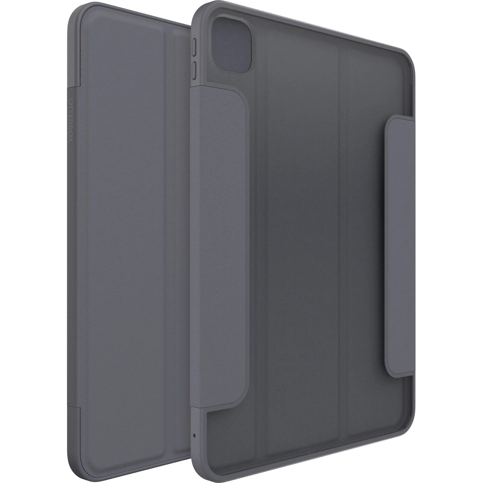 OtterBox Symmetry Folio Apple iPad Pro M4 (11') (5th Gen) Case Thunderstorm (Clear/Dark Grey) - (77-95257), Multi-Position Stand, 7 Years Warranty
