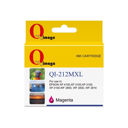 Q-Image Compatible Epson 212XL Dye Ink Cartridge High Yield Magenta