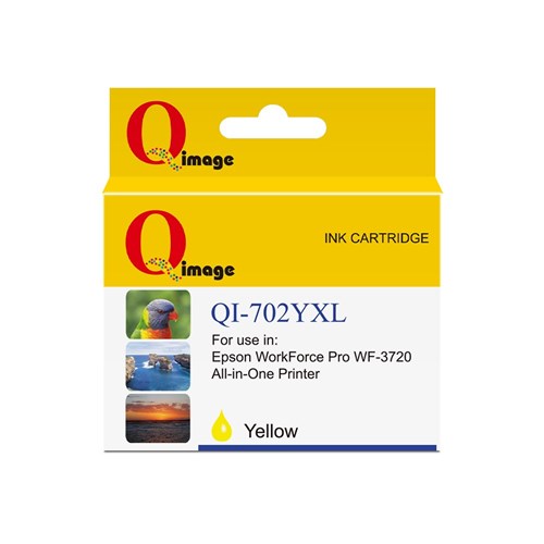 Q-Image Compatible Epson 702XL Dye Ink Cartridge High Yield Yellow