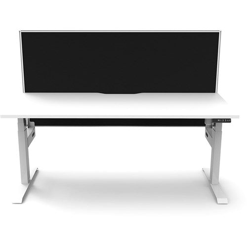 Rapidline Boost Light Single Sided Workstation Screen 1200W x 750D x 1330mmH White/White