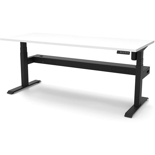 Rapidline Boost Light Single Sided Workstation   Tray 1800W x 750D x 1270mmH White/Black