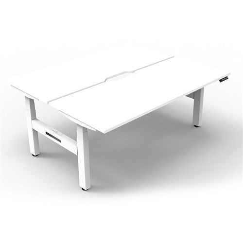 Rapidline Boost  Back To Back Workstation   Cable Tray 2 Person 1500mmW White/White