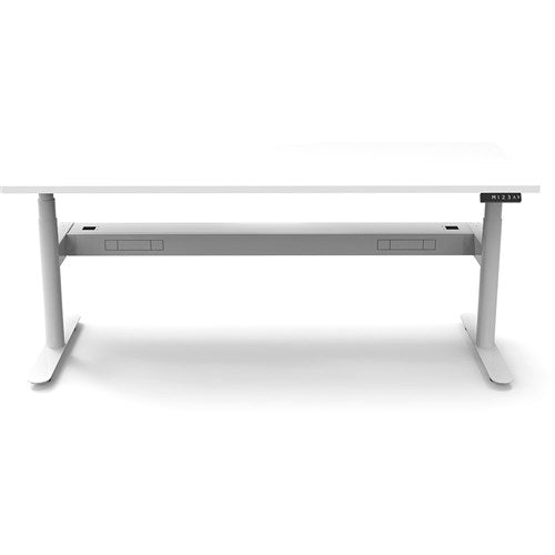 Rapidline Halo  Single Sided Workstation   Cable Tray 1500W x 750D x 1270mmH White/White