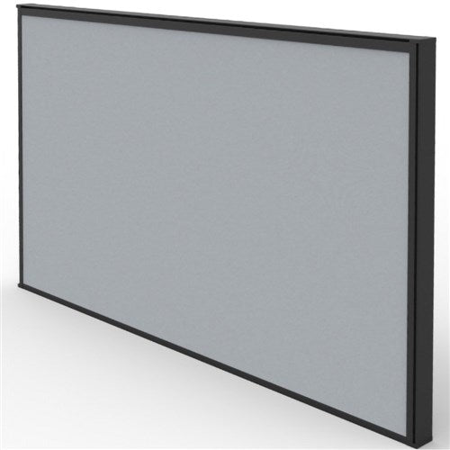 Rapidline SHUSH30  Screen 750W x 30D x 495mmH Black Frame Grey Pinnable Fabric