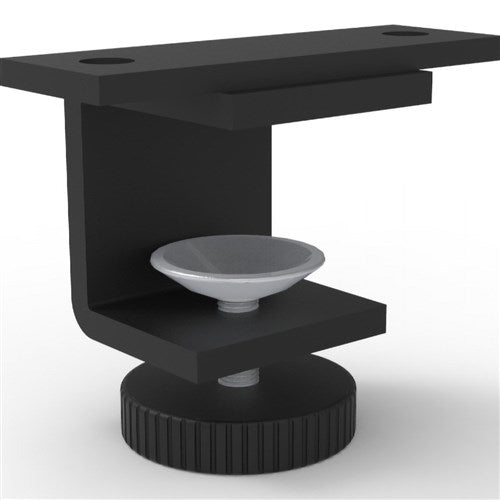 Rapidline SHUSH30  Screen Desk Mounted Clamp Black Set Of 2