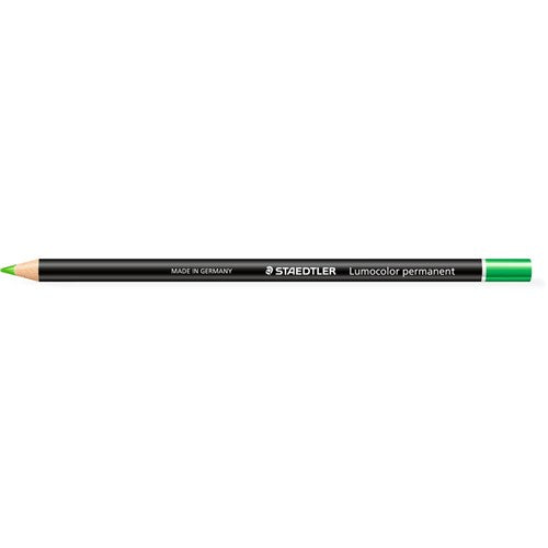 Staedtler 108 Lumocolor Glasochrom Permanent Pencil Green BOX12