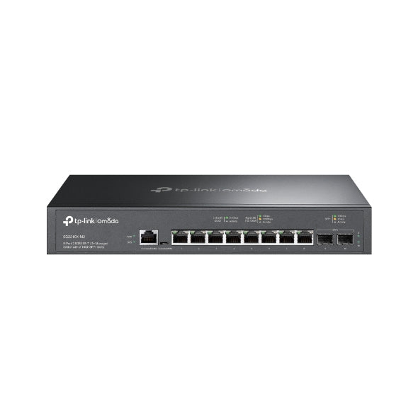 TP-Link SG3210X-M2 Omada 8-Port 2.5GBASE-T L2  Managed Switch with 2 10GE SFP  Slots by Omada SDN