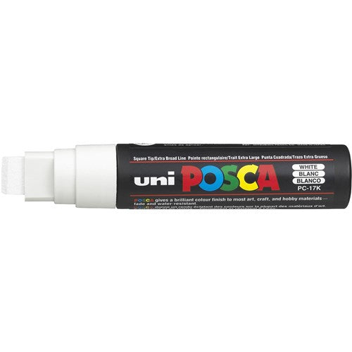 Uni Posca Paint Marker PC-17K Extra Broad 15mm Tip White
