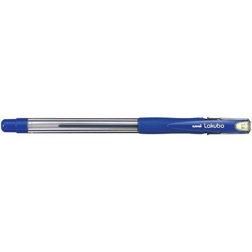Uni SG100 Lakubo Ballpoint Pen Comfort Grip Broad 1.4mm Blue Pack of 12