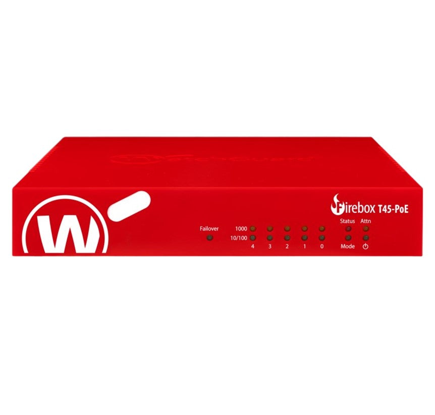 WatchGuard Firebox T45-PoE with 1-yr Total Security Suite (AU)