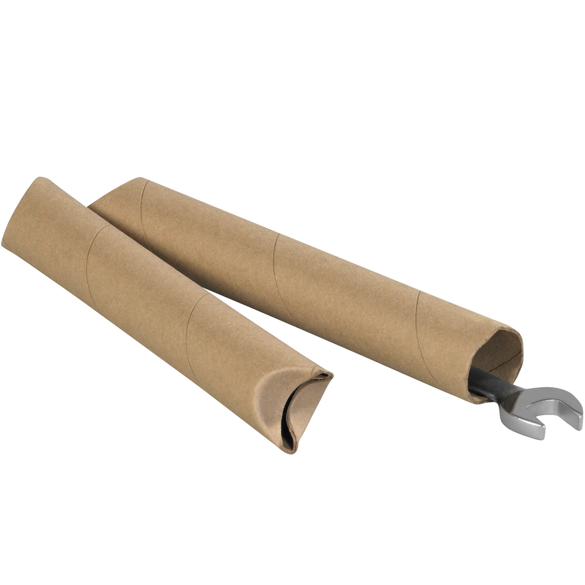 1 1/2 x 9" Kraft Crimped End Mailing Tubes (S1509K) Case Of 70