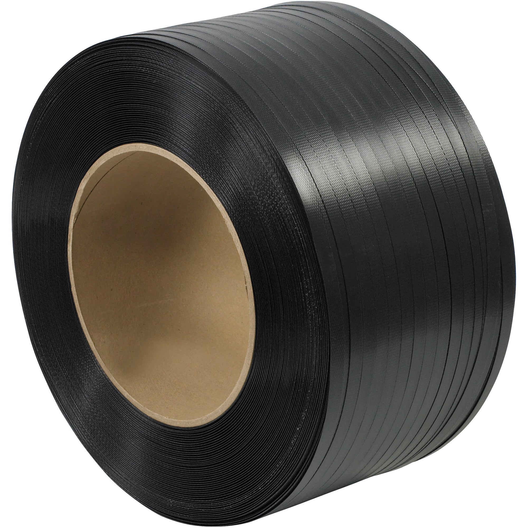 1/2" x 9000' - 8 x 8" Core Hand Grade Polypropylene Strapping - Embossed (PSH240) Coil   Of 1