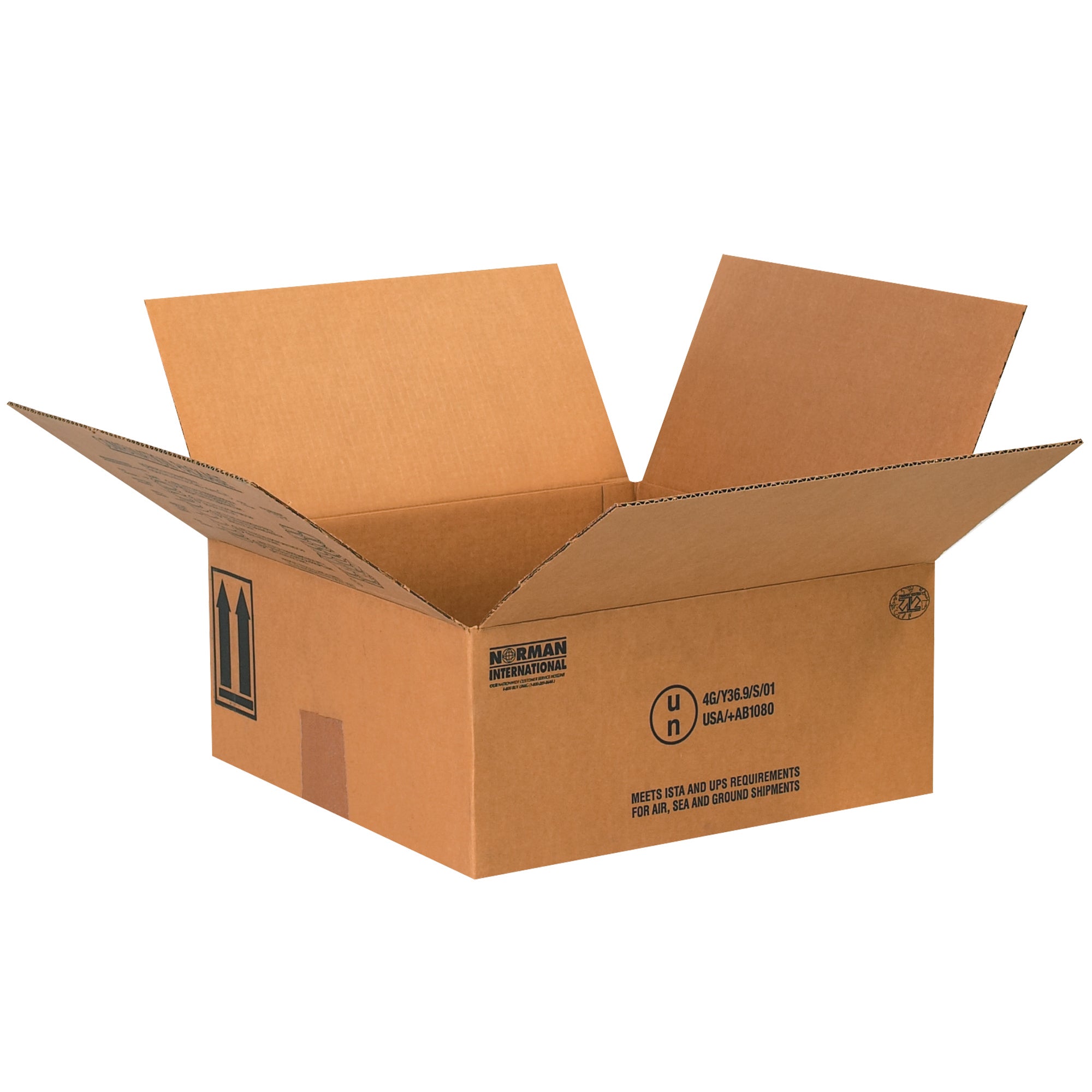 10 1/4 x 10 1/4 x 6 3/16" 4 - 1 Quart Paint Can Boxes (HAZ1043) Bundle Of 25