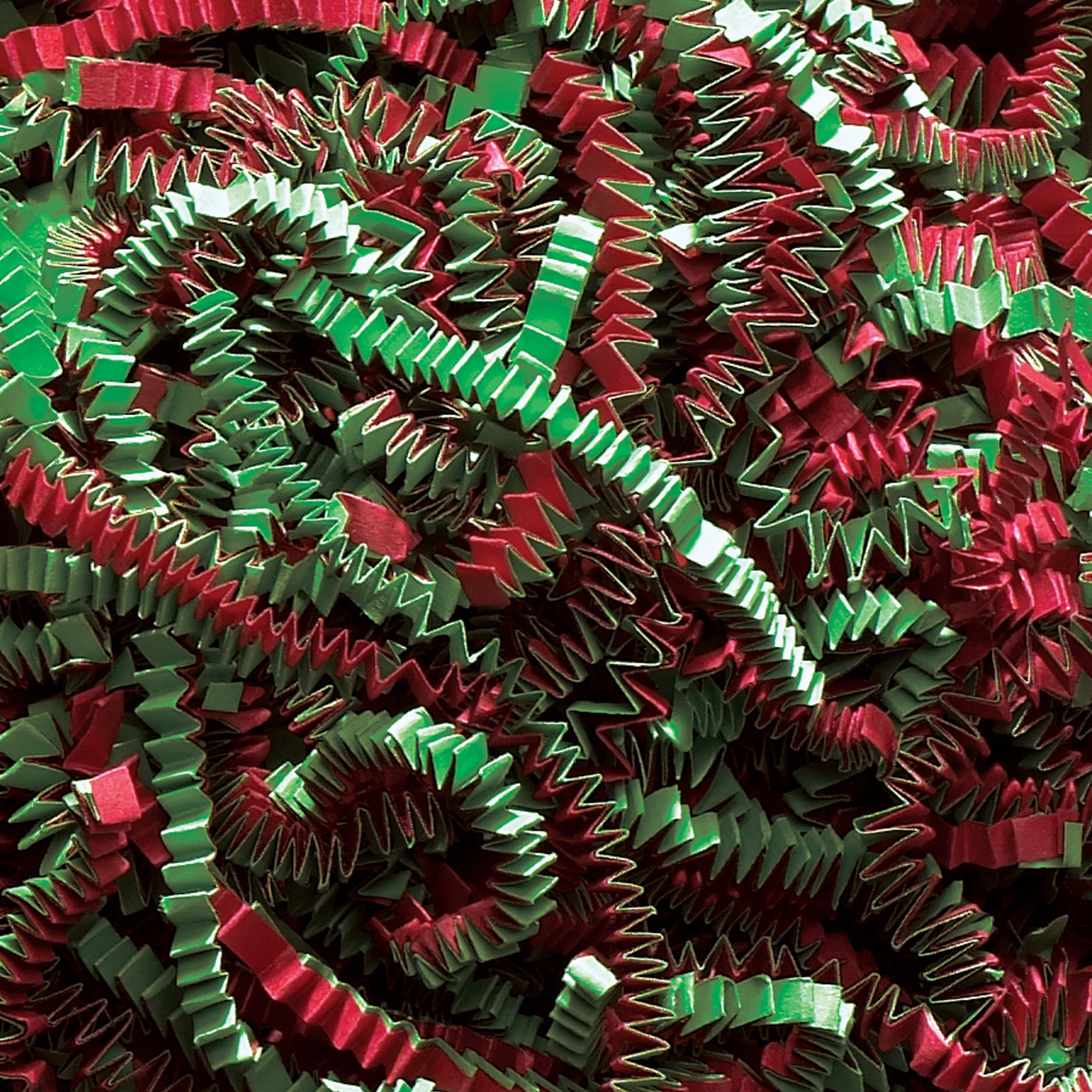 10 lb. Christmas Blend Crinkle Paper (CPB10CC) Each