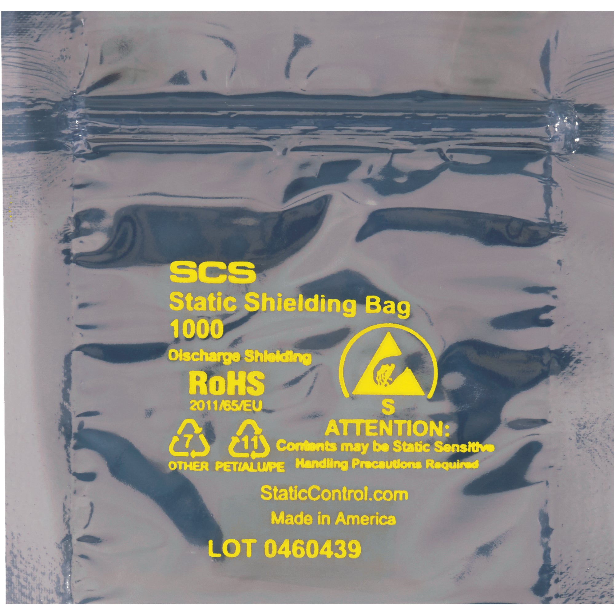 10 x 10" Reclosable Static Shielding Bags (STC361) Case Of 100