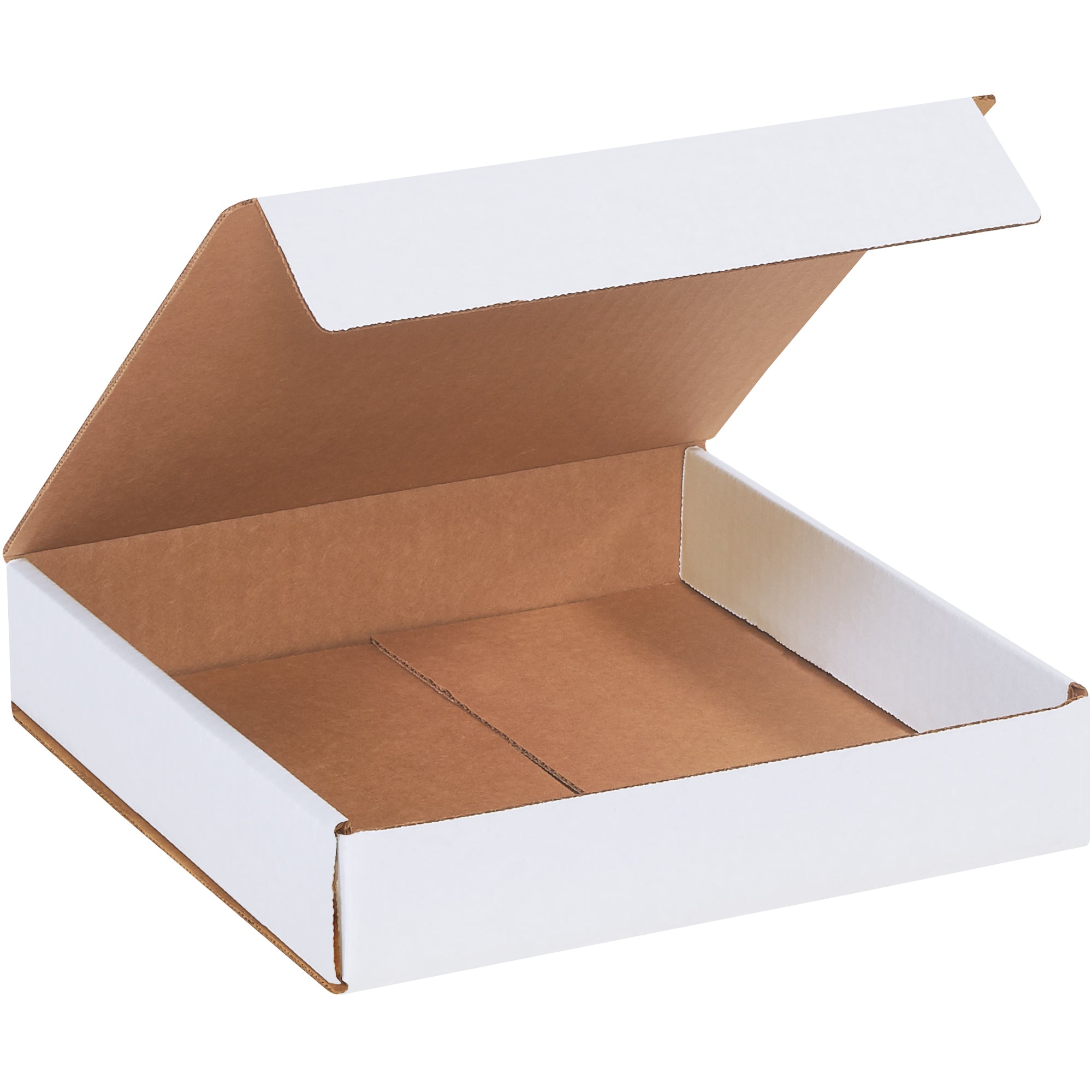 10 x 10 x 2" White Corrugated Mailers (M10102R) Bundle Of 50