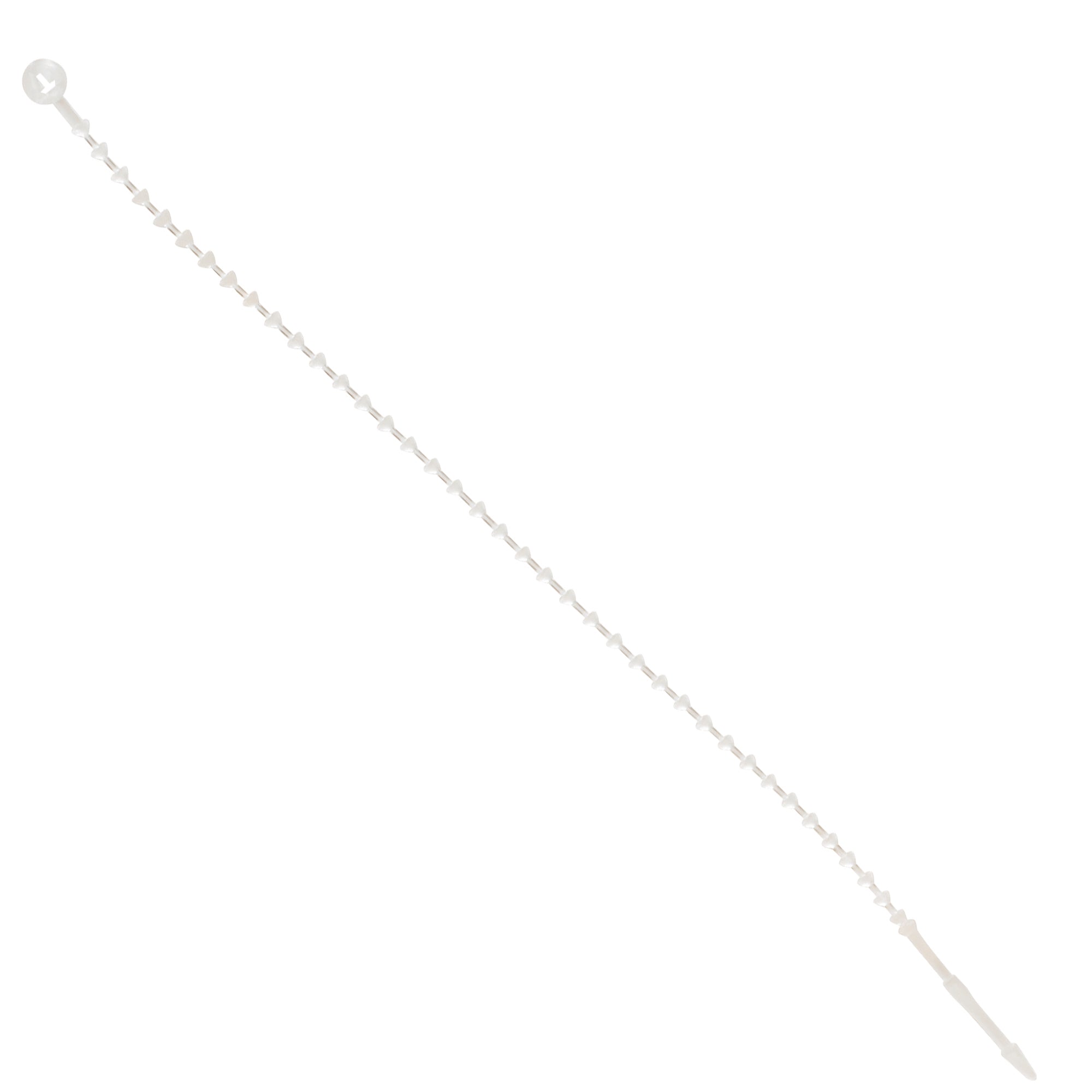 11" Beaded Releasable Security Tie - Natural (CTBR1A) Case Of 1000