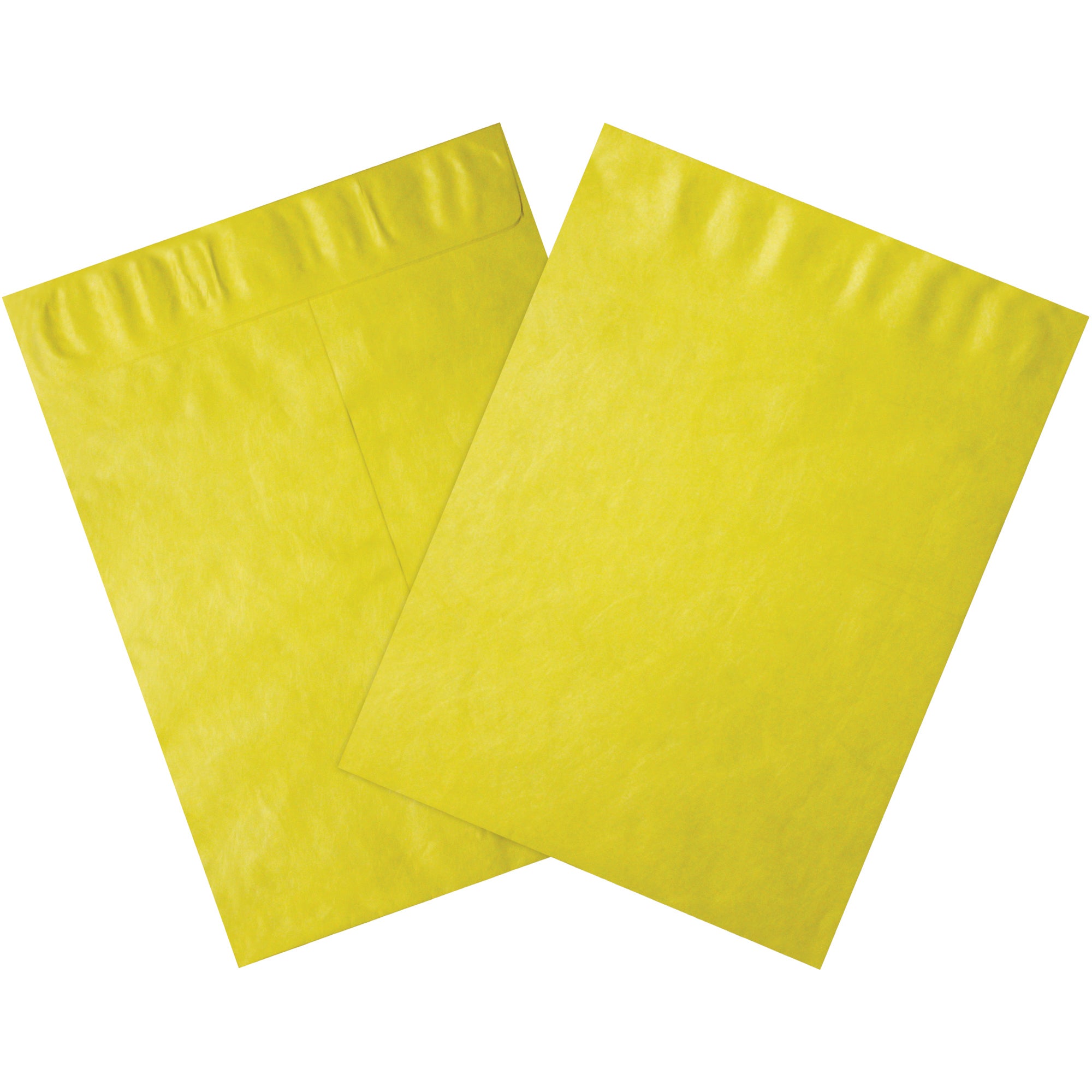 12 x 15 1/2" Yellow Tyvek Envelopes (TYC1215Y) Case Of 100